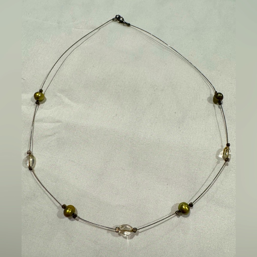 Silpada sterling silver and bead necklace